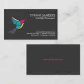 Stilvolles Humming-Bird-Logo Visitenkarte (Vorne/Hinten)
