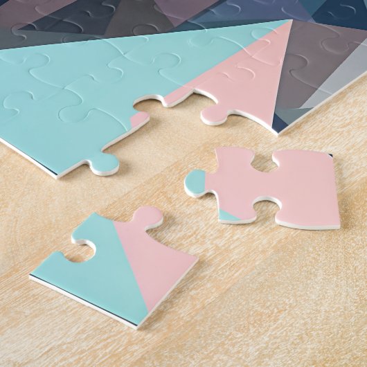 Stilvolles Hundportrait bernese Puzzle (Seite)