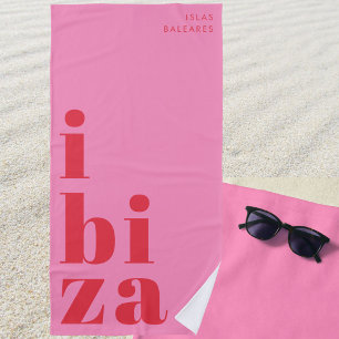 Stilvolles Ibiza Badetuch