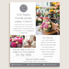 Stilvolles individuelles Foto-Logo für Geschäftsma Flyer