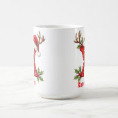 Stilvolles, individuelles Monogramm Anfangsbuchsta Kaffeetasse (Mittel)