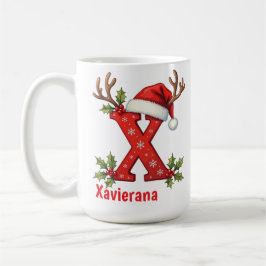 Stilvolles, individuelles Monogramm Anfangsbuchsta Kaffeetasse