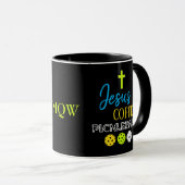 Stilvolles JESUS Coffee Pickleball Tasse (VorderseiteRechts)