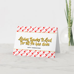 Stilvolles KANADA Dankeschön ERNTEDANKFEST Feiertagskarte