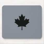 Stilvolles kanadisches schwarzes Ahornblatt Mousepad (Vorne)