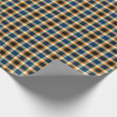 Stilvolles Kariertes Schwarz-Weiß-Muster Geschenkpapier (Ecke)