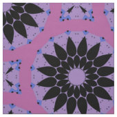 Stilvolles Lavender & Black Boho Geometric Muster Stoff (Muster)