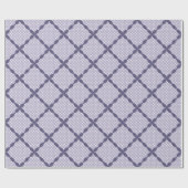 Stilvolles Lavender Lila Musterdesign Geschenkpapier (Flach)