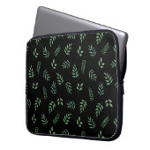Stilvolles Leaf Print Laptop Schlauch - 15" Neopre Laptopschutzhülle (Vorderseite Links)