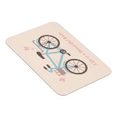 Stilvolles Leben ist ein schönes Fahrradangebot Magnet (Rechte Seite)