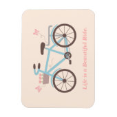 Stilvolles Leben ist ein schönes Fahrradangebot Magnet (Vertikal)