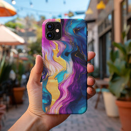Stilvolles, lebendiges und farbiges Flüssigmetall  Case-Mate iPhone Hülle