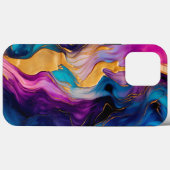 Stilvolles, lebendiges und farbiges Flüssigmetall Case-Mate iPhone Hülle (Rückseite (Horizontal))