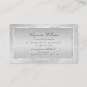 Stilvolles Leichtsilber-Schlangen-Muster mit Logo- Visitenkarte (Rückseite)