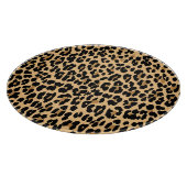 Stilvolles Leopard-Druck-Glasschneiden-Brett Schneidebrett (Ecke)