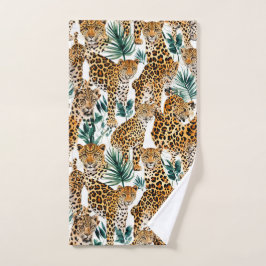 Stilvolles Leopard Drucktuch - Fett & Chic Design Handtuch