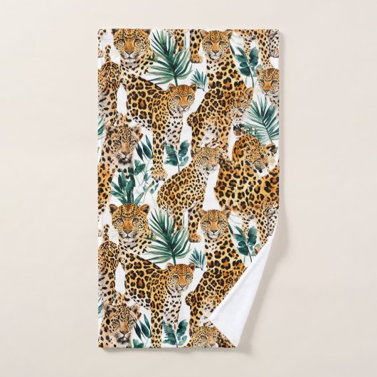 Stilvolles Leopard Drucktuch - Fett & Chic Design Handtuch (Handtuch)