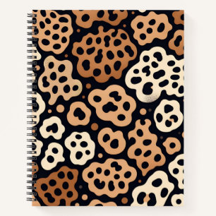 Stilvolles Leopard Skin Notebook Notizblock