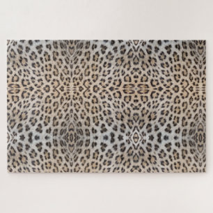 Stilvolles Leoparden Gepard Fell Tierdruckmuster Puzzle