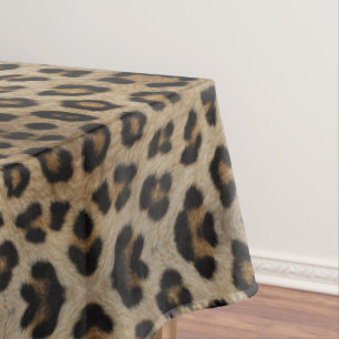 Stilvolles Leopardenfell-Tierdruckmuster trendy Tischdecke