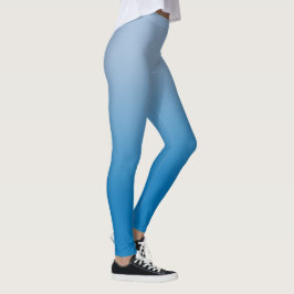 Stilvolles Licht bis dunkelblau glänzt Leggings