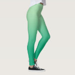 Stilvolles Licht bis dunkelgrüne Farbe Leggings<br><div class="desc">Stilvolles Licht zu dunkelgrünem Gefälle verleiht Ihrem Kleiderschrank einen modernen Akzent. Klicken Sie auf den Link "Rocklawn Arts",  um das minimale ombré-Design auf anderen Artikeln zu sehen. © Claire E. Skinner,  Alle Rechte vorbehalten.</div>