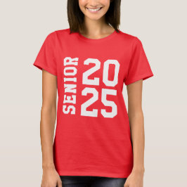 Stilvolles Logo für die 2024 Senior Bold School Re T-Shirt