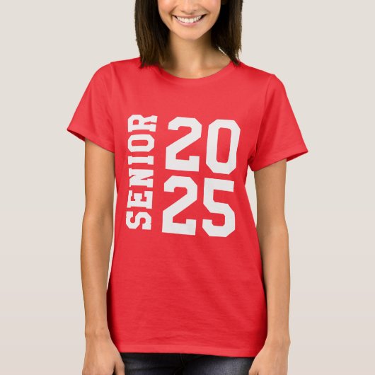 Stilvolles Logo für die 2024 Senior Bold School Re T-Shirt (Vorderseite)