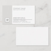 Stilvolles Logo Schlicht Corporate Modern Beruflic Visitenkarte (Vorne/Hinten)