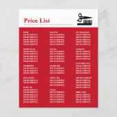 Stilvolles Makeup-Design, Beautician, Schönheitssa Flyer (Hinten)