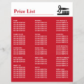 Stilvolles Makeup-Design, Beautician, Schönheitssa Flyer (Hinten)