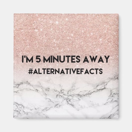 Stilvolles Marble Alternative Facts Magnet (Vorne)