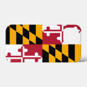 Stilvolles Maryland State Flag Design Case-Mate iPhone Hülle (Rückseite (Horizontal))