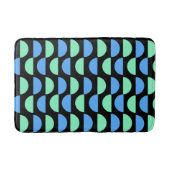 Stilvolles Mid-Mod-geometrisches Muster Badematte (Vorderseite)