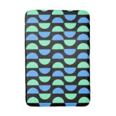 Stilvolles Mid-Mod-geometrisches Muster Badematte (Vorderseite Vertikal)