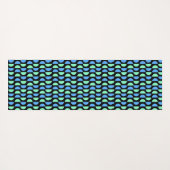 Stilvolles Mid-Mod-geometrisches Muster Yogamatte (Rückseite (Horizontal))