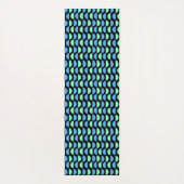 Stilvolles Mid-Mod-geometrisches Muster Yogamatte (Rückseite)
