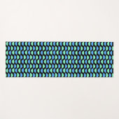 Stilvolles Mid-Mod-geometrisches Muster Yogamatte (Vorderseite (Horizontal))