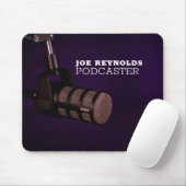 Stilvolles Mikrofon, Podcaster, Podcast Mousepad (Mit Mouse)
