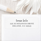 Stilvolles Minimal Weiß Schrift Design (Insitu)