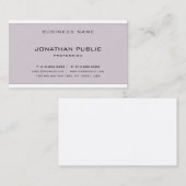 Stilvolles Minimalistisches Design Modernes, einfa Visitenkarte (Vorne/Hinten)