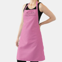 Stilvolles minimalistisches Monogramm Name Rosa