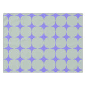 Stilvolles Mittelalter Modernes Muster Lila und ge Tischdecke (Vorderseite (Horizontal))