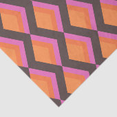 Stilvolles Mod-Muster aus dem Mittelalter in Rosa Seidenpapier (Ausschnitt)