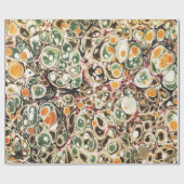 Stilvolles, modernes, Abstrakt-zimmergelbes Marmor Geschenkpapier (Flach)