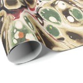 Stilvolles, modernes, Abstrakt-zimmergelbes Marmor Geschenkpapier (Rolleneckpunkt)