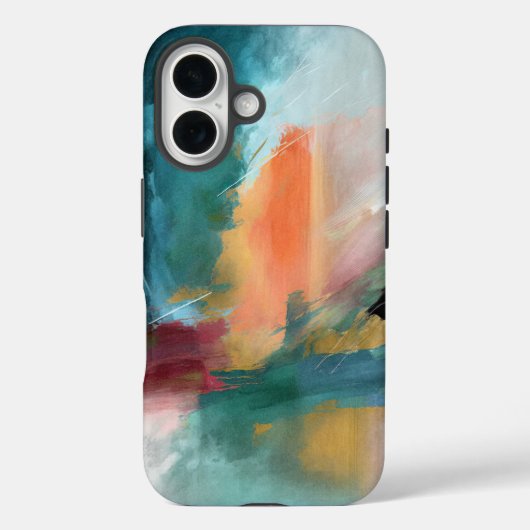 Stilvolles modernes abstraktes Muster Case-Mate iPhone Hülle (Rückseite)