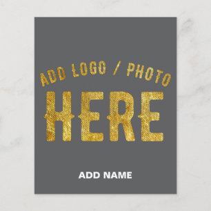 STILVOLLES MODERNES ANPASSBARES GRAU VERIFIZIERTE  FLYER