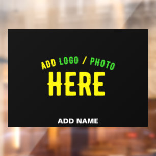 STILVOLLES MODERNES ANPASSBARES SCHWARZES VERIFIZI FENSTERAUFKLEBER