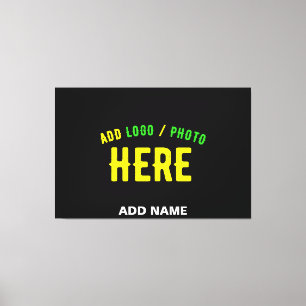 STILVOLLES MODERNES ANPASSBARES SCHWARZES VERIFIZI LEINWANDDRUCK